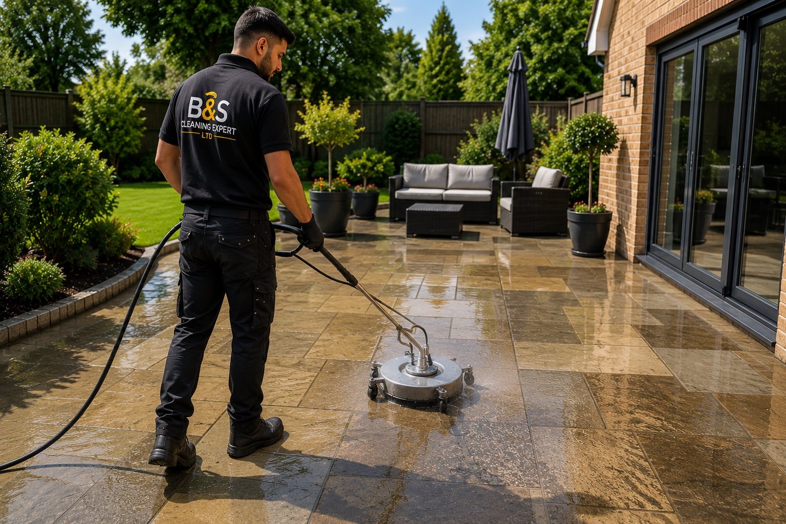 Patio cleaning